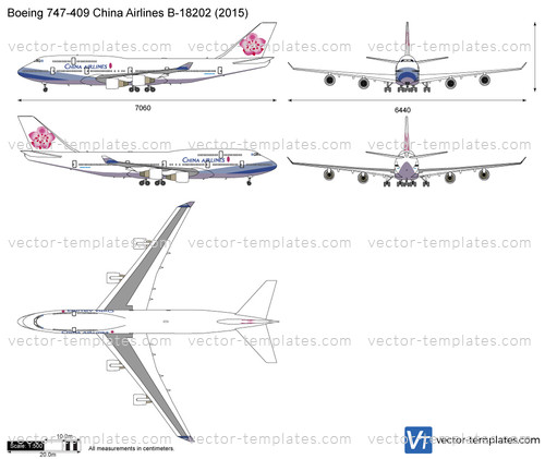 Boeing 747-409 China Airlines B-18202