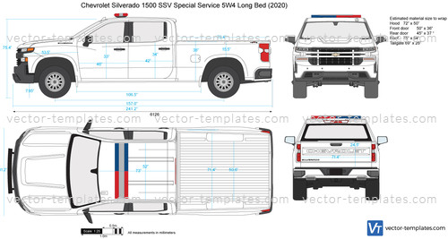 Chevrolet Silverado 1500 SSV Special Service 5W4 Long Bed