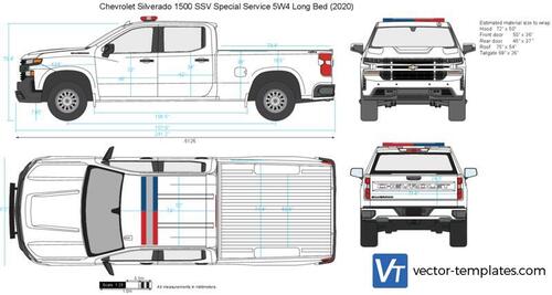 Chevrolet Silverado 1500 SSV Special Service 5W4 Long Bed