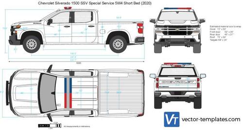 Chevrolet Silverado 1500 SSV Special Service 5W4 Short Bed