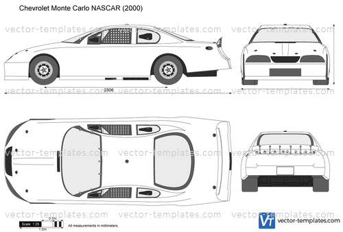 Templates - Cars - Chevrolet - Chevrolet Monte Carlo NASCAR