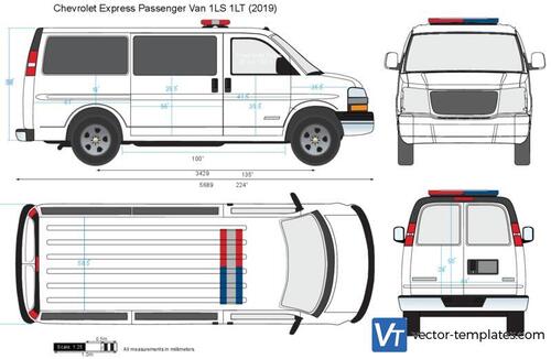 Chevrolet Express Passenger Van 1LS 1LT