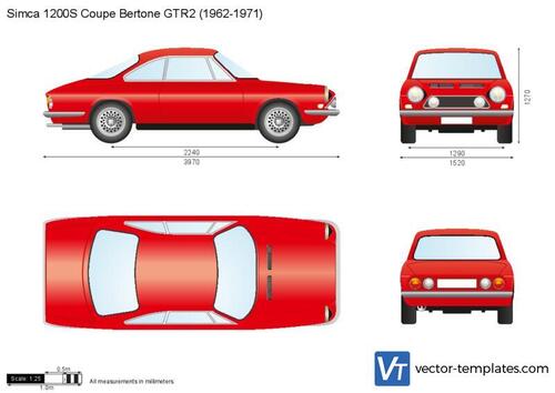 Simca 1200S Coupe Bertone GTR2