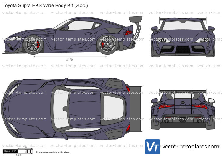 Toyota Supra HKS Wide Body Kit