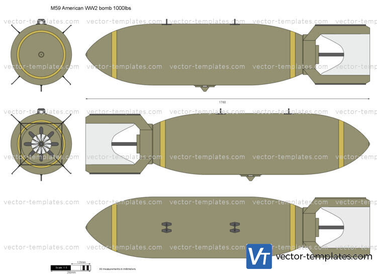 M59 American WW2 bomb 1000lbs