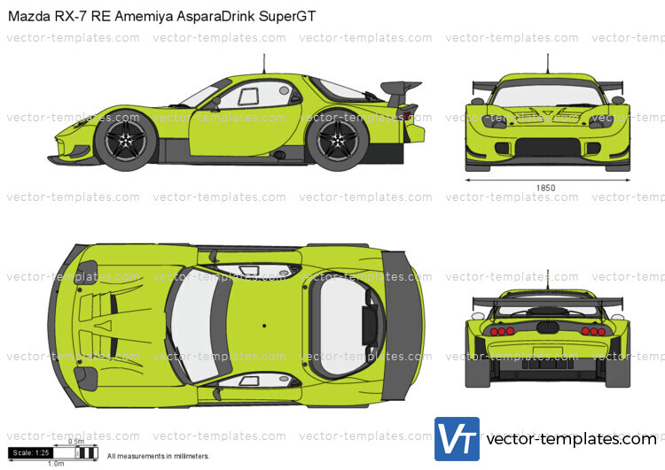 Mazda RX-7 RE Amemiya AsparaDrink SuperGT