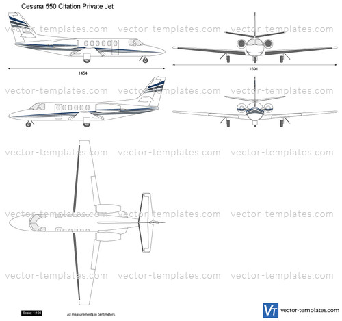 Cessna 550 Citation Private Jet