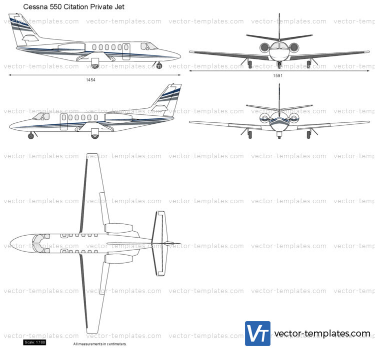 Cessna 550 Citation Private Jet