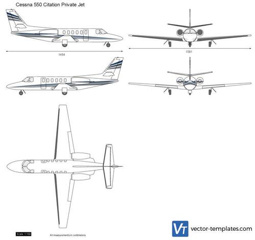 Cessna 550 Citation Private Jet