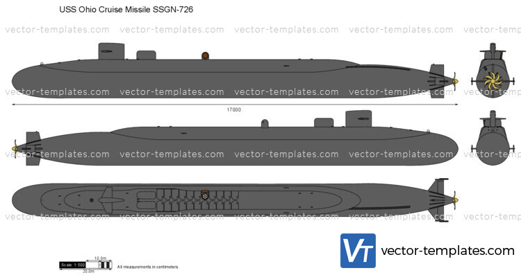 USS Ohio Cruise Missile SSGN-726