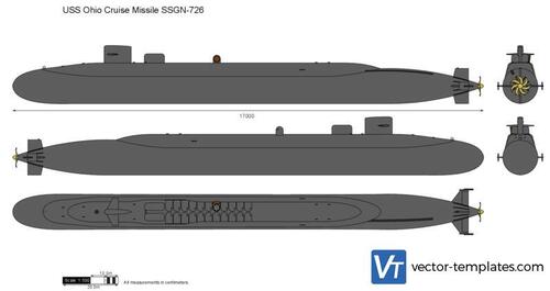 USS Ohio Cruise Missile SSGN-726