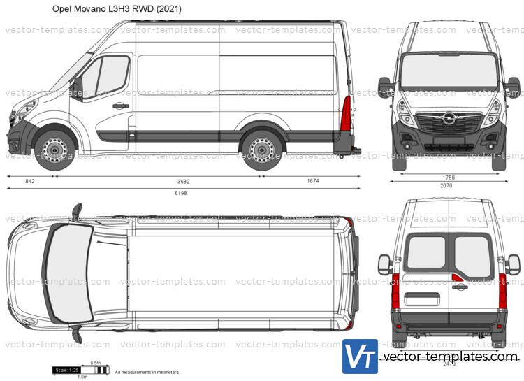 Opel Movano L3H3 RWD