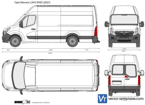 Opel Movano L3H3 RWD