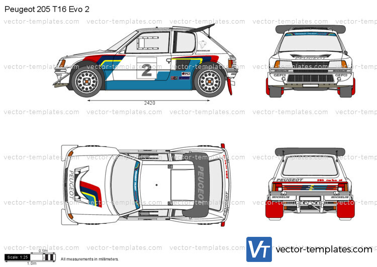 Peugeot 205 T16 Evo 2