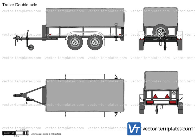 Trailer Double axle