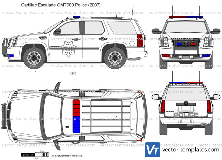 Cadillac Escalade GMT900 Police