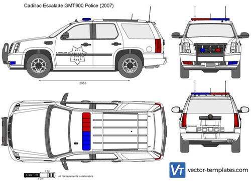 Cadillac Escalade GMT900 Police