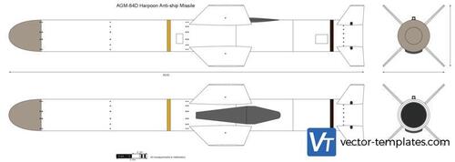 AGM-84D Harpoon Anti-ship Missile