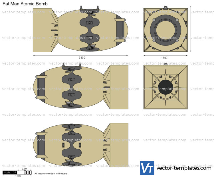 Fat Man Atomic Bomb