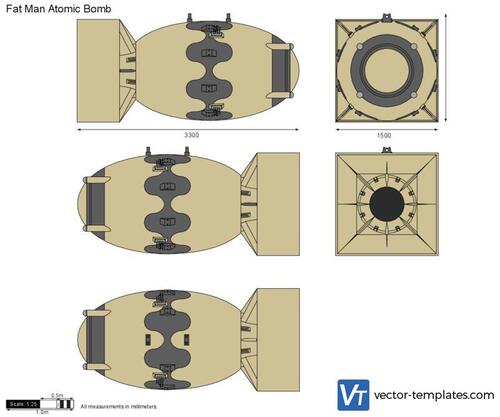 Fat Man Atomic Bomb