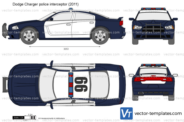 Dodge Charger police interceptor