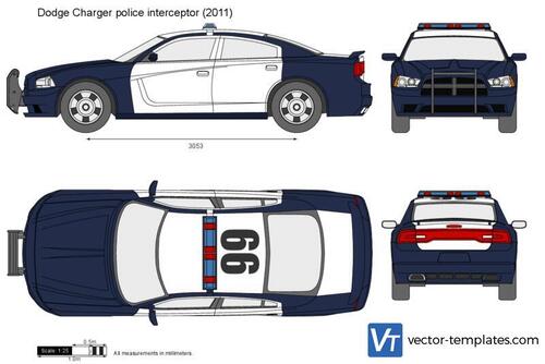 Dodge Charger police interceptor