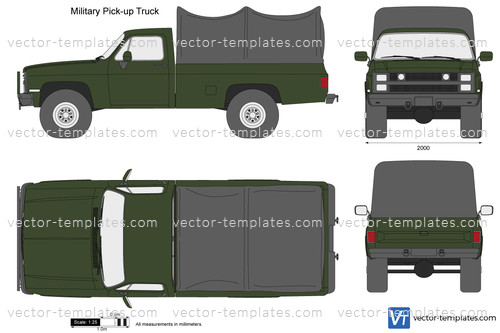 Military Pick-up Truck