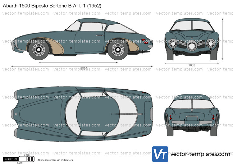 Abarth 1500 Biposto Bertone B.A.T. 1