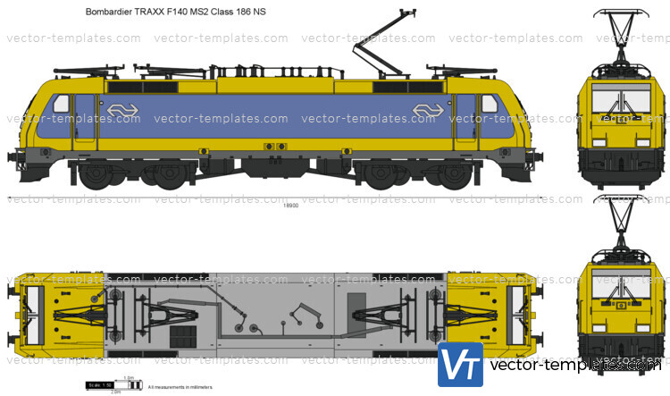 Bombardier TRAXX F140 MS2 Class 186 NS