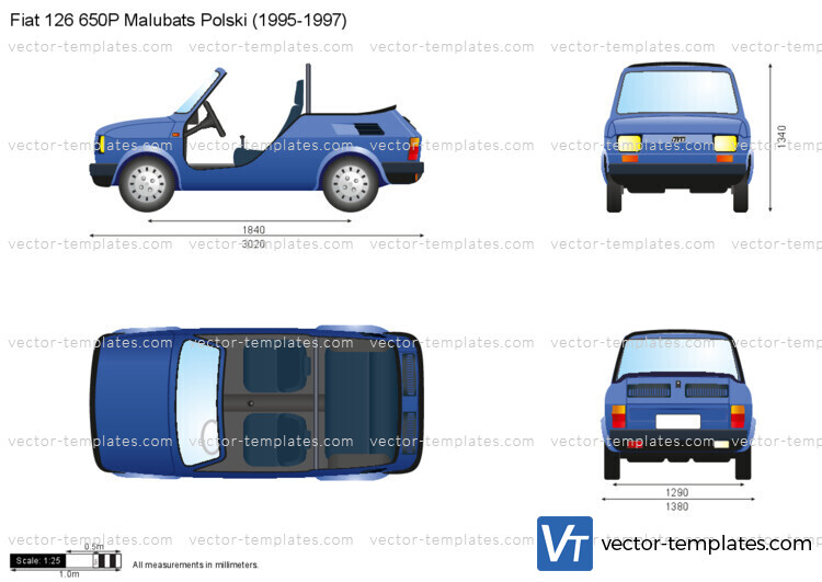 Fiat 126 650P Malubats Polski