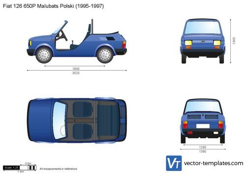 Fiat 126 650P Malubats Polski