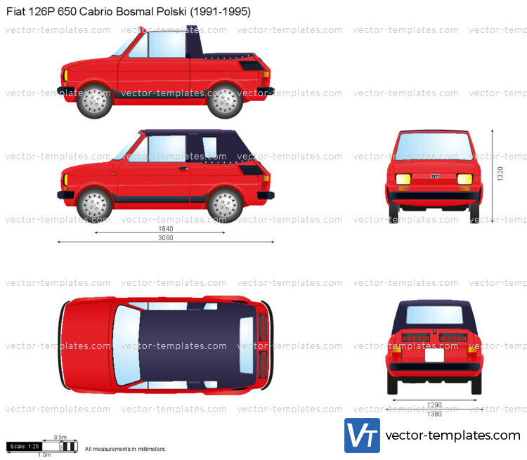 Fiat 126P 650 Cabrio Bosmal Polski