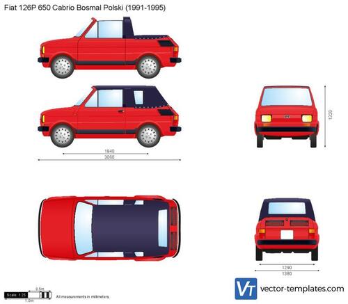 Fiat 126P 650 Cabrio Bosmal Polski