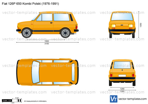 Fiat 126P 650 Kombi Polski