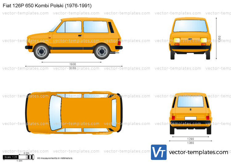 Fiat 126P 650 Kombi Polski