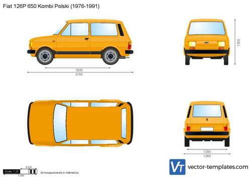 Fiat 126P 650 Kombi Polski