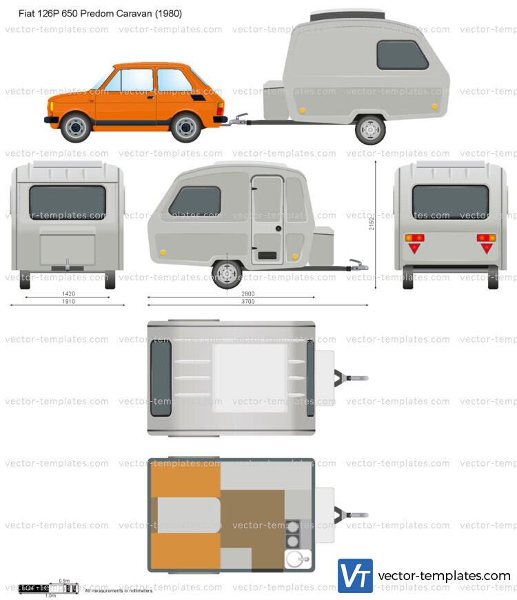 Fiat 126P 650 Predom Caravan