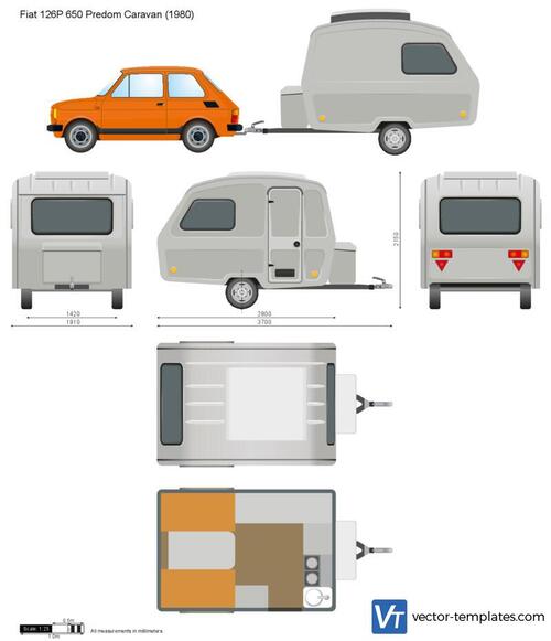 Fiat 126P 650 Predom Caravan