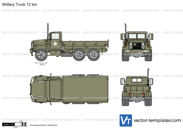 Military Truck 12 ton