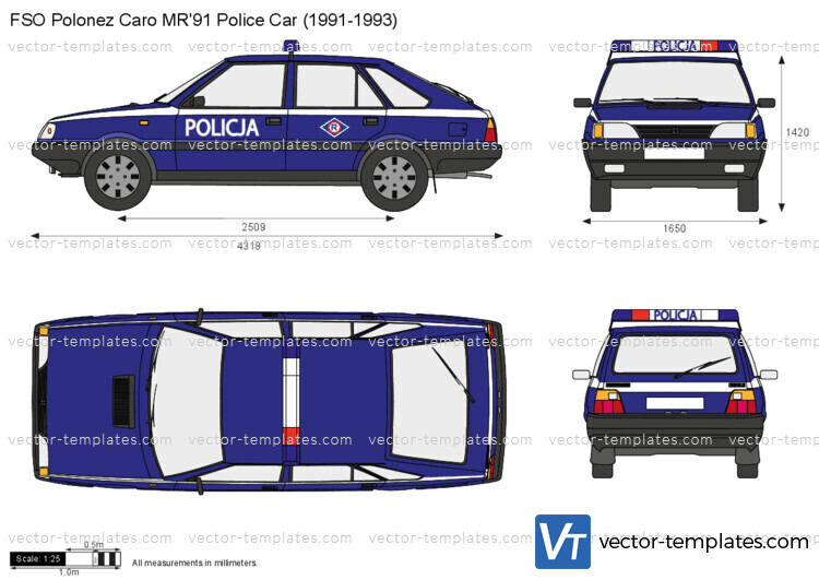 FSO Polonez Caro MR'91 Police Car