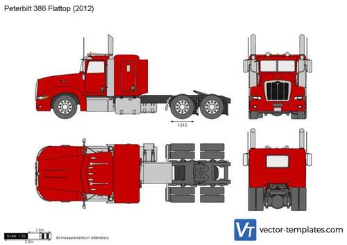 Peterbilt 386 Flattop