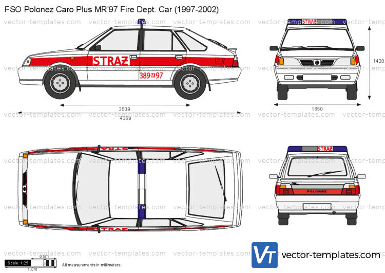 FSO Polonez Caro Plus MR'97 Fire Dept. Car