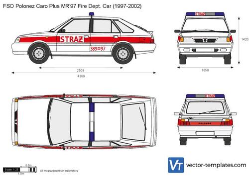 FSO Polonez Caro Plus MR'97 Fire Dept. Car