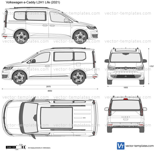 Volkswagen e-Caddy L2H1 Life