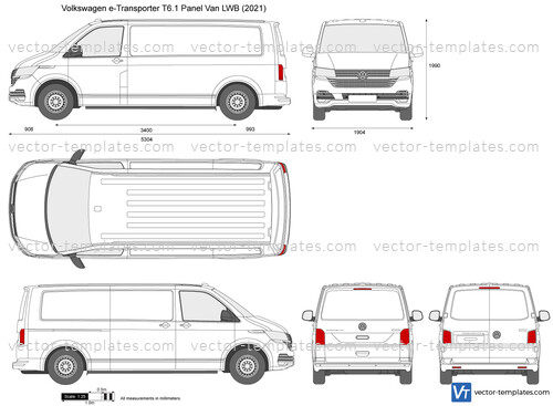Volkswagen e-Transporter T6.1 Panel Van LWB
