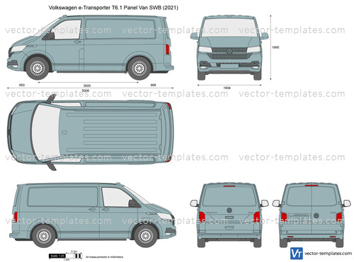 Volkswagen e-Transporter T6.1 Panel Van SWB
