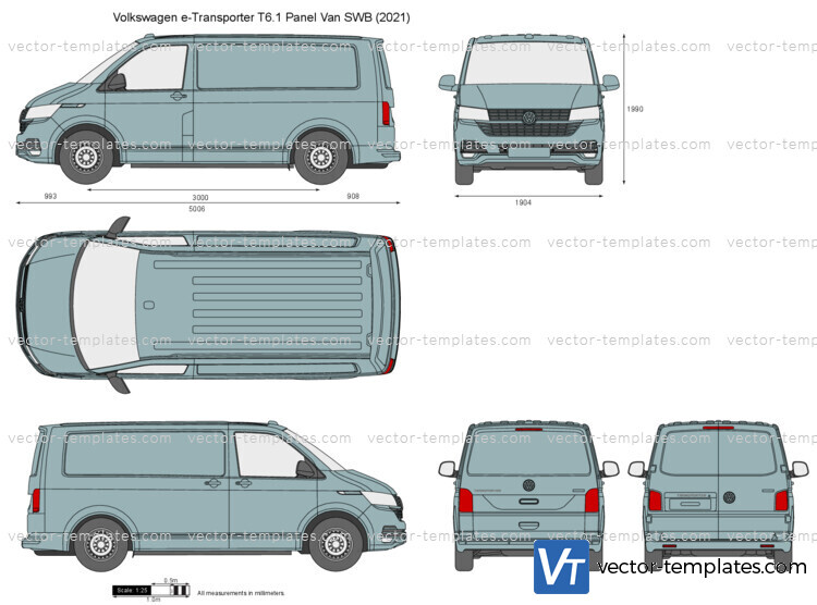 Volkswagen e-Transporter T6.1 Panel Van SWB