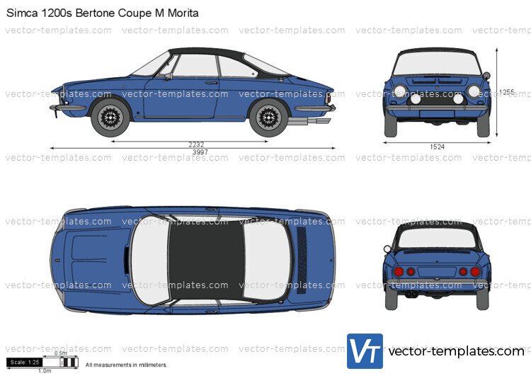 Simca 1200s Bertone Coupe M Morita