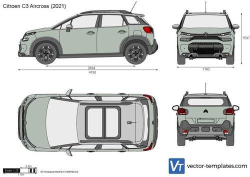 SEAT Mii Electric vector drawing