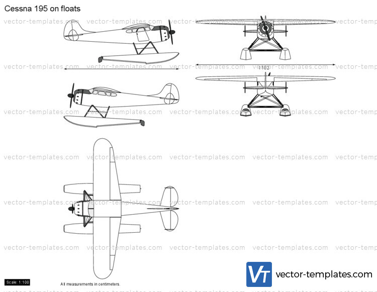 Cessna 195 on floats